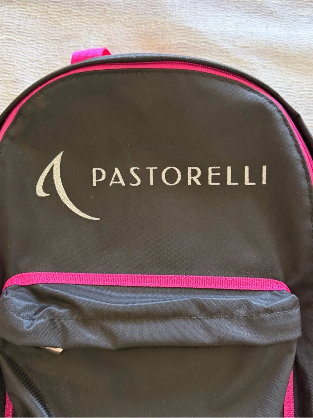 Pastorelli Kids Black & Pink Backpack